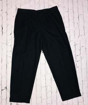 Black Claiborne Pleated Dress Pant